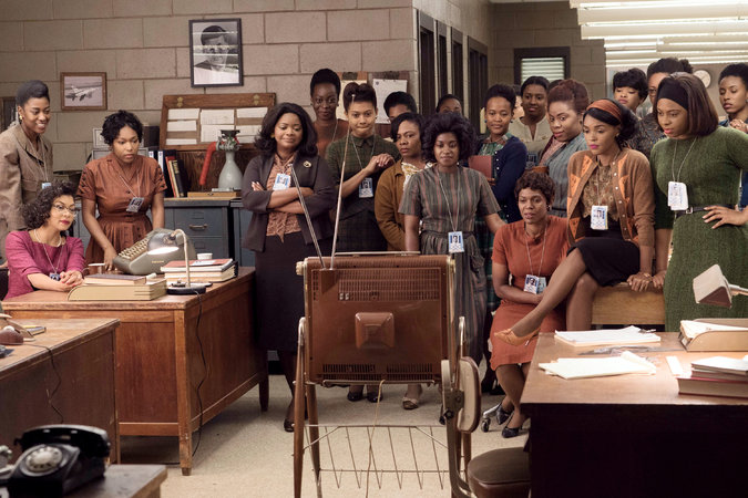 A scene from the film “Hidden Figures.” Credit Hopper Stone/20th Century Fox